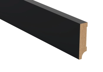 Listwa przypodłogowa ter Hürne TEH1101040643 Czarny ekstra matowy - 2400 mm - 80 mm - 22 mm