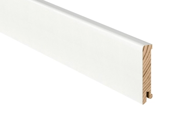 Listwa przypodłogowa ter Hürne TEH1101040713 Ruch drogowy biały - 2400 mm - 80 mm - 15 mm