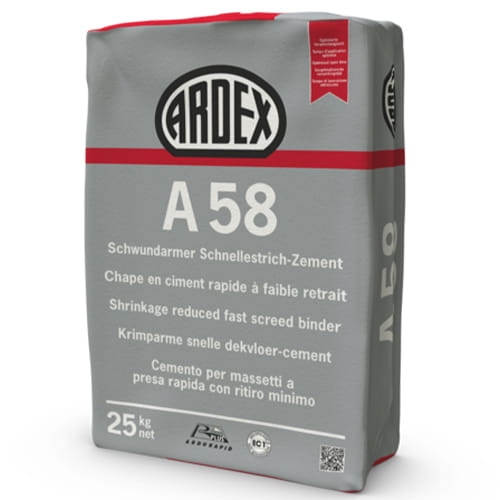 ARDEX A 58 Spoiwo jastrychowe szybkowiążące, o zredukowanym skurczu, wewnętrzne i zewnętrzne