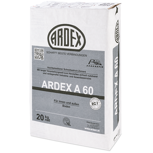 ARDEX A 60 Spoiwo jastrychowe szybkowiążące, na duże obciążenia, wewnętrzne i zewnętrzne