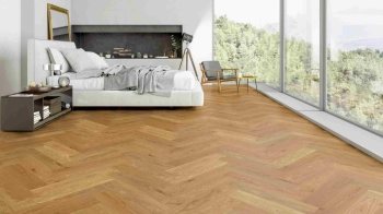 Podłoga drewniana ter Hürne TEH1101312669 Naturholz Parquet Dąb Jordaan Jodła - 600 mm - 120 mm - 14 mm