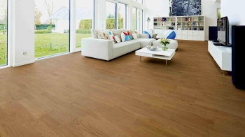 Podłoga drewniana ter Hürne TEH1101312508 Tailored Parquet Dąb Merlot 3-pasmowa - 2390 mm - 200 mm - 13 mm