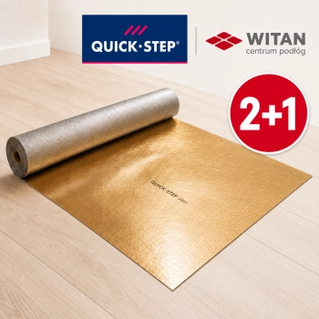 PROMOCJA 2 + 1 Podkład Kwarcowy Quick-Step SILENT WALK 7m2 mata wyciszająca pod panele