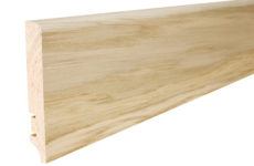 Listwa przypodłogowa Barlinek BARP6101031A P61 Dąb lakier biały - 2200 mm - 90 mm - 16 mm - Opakowanie 10 szt