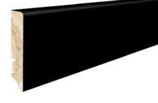 Listwa przypodłogowa Barlinek BARP7828101A Czarna P78 - 2200 mm - 78 mm - 16 mm - Opakowanie 10 szt