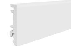 Listwa przypodłogowa Barlinek BARS8029551A S80 biała (RAL 9003) - 2200 mm - 77 mm - 13.4 mm - Opakowanie 12 szt