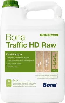 Bona Traffic HD Raw 4,95 L produkt, który zapewnia wysoki poziom ochrony podłóg drewnianych