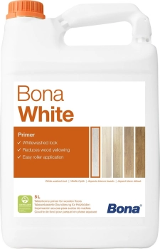 Bona White 5 L 1-komponentowy lakier podkładowy na bazie wody zapewniający efekt wybielenia drewna