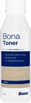Bona Toner 100 ml White [Additive] Zyskaj większą swobodę projektową oraz łatwiejszą aplikację dzięki Bona Toner, który pozwala podkreślić i spersonalizować wygląd podłóg drewnianych