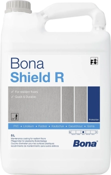 Bona Shield R Mat 5 L Wzmacniany poliuretanem preparat do konserwacji elastycznych powłok podłogowych takich jak linoleum, guma czy PVC