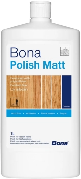 Bona Polish Mat 1 L Wodna powłoka konserwacyjna przeznaczona przede wszystkim do wykończonych drewnianych podłóg