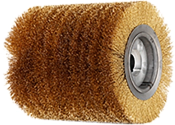 Metalowy bęben do szczotkowania - efekt postarzania