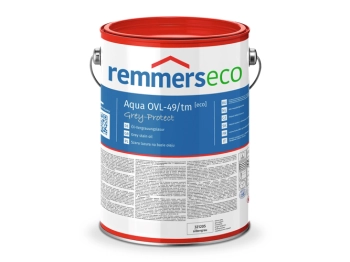 REMMERS Aqua OVL-49/tm-Öl-Vergrauungs-Lasur [eco] kolory niestandardowe - 20 l - Wodorozcieńczalna szara lazura na bazie surowców odnawialnych do drewna stosowanego w pomieszczeniach i na zewnątrz budynków