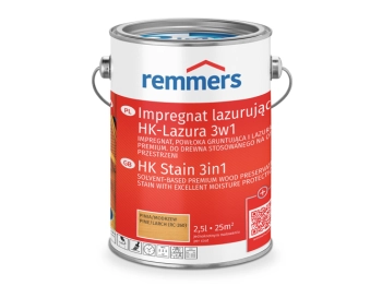 REMMERS Impregnat lazurujący HK-Lazura 3w1 bezbarwny - 0,75 l - Impregnat powłoka gruntująca i lazura klasy premium Do drewna stosowanego na otwartej przestrzeni