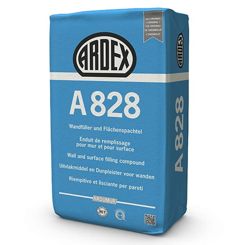 ARDEX A 828 Gipsowa masa szpachlowa do wyrównania i wypełniania