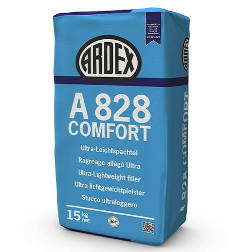 ARDEX A 828 Comfort Gipsowa masa szpachlowa do wyrównania i wypełniania
