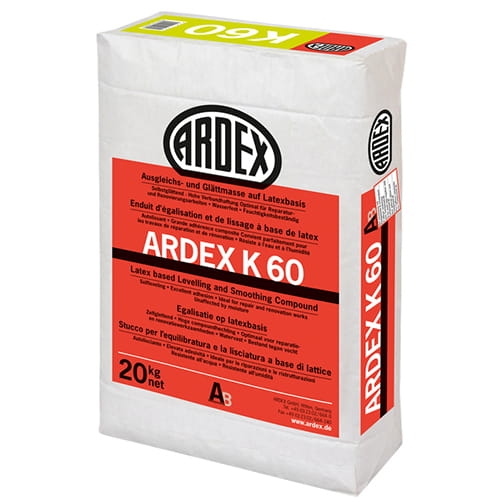 ARDEX K 60 Pulver Lateksowa masa wyrównująca, komponent
