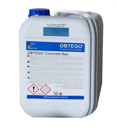 OBTEGO Concrete Dye black (10l) Gotowy do użycia, płynny barwnik do późniejszego barwienia powierzchni cementowych.