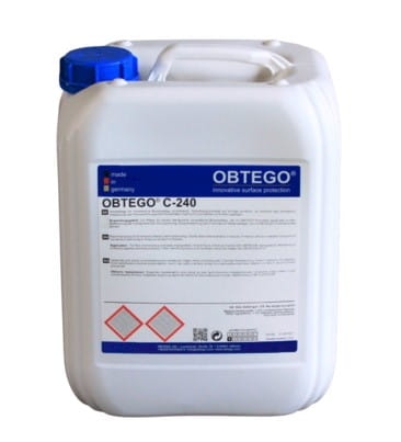 OBTEGO C-240 (10l) Pielęgnacja już zaimpregnowanych podłóg mineralnych, które są impregnowane impregnatami OBTEGO. Odświeżenie właściwości powierzchni (ochrona powierzchni).