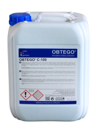OBTEGO C-100 (10l) Neutralny środek czyszczący zawierający 98% biodegradowalnych środków powierzchniowo czynnych. Rozcieńczalny do 1: 200. Zastosowanie w codziennym czyszczeniu konserwacyjnym.