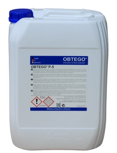 OBTEGO P-5 (20l) Zagęszczacz i utwardzacz do betonu z efektem połysku i ochroną powierzchni (krzemian litu). Krzemian z wysoką zawartością substancji czynnej do utwardzania powierzchni betonowych.