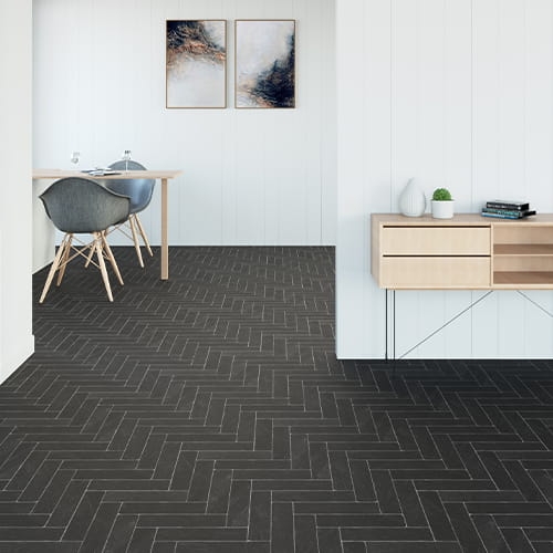 Faus S180130 Stone Effects Negro  Herringbone (Panel)