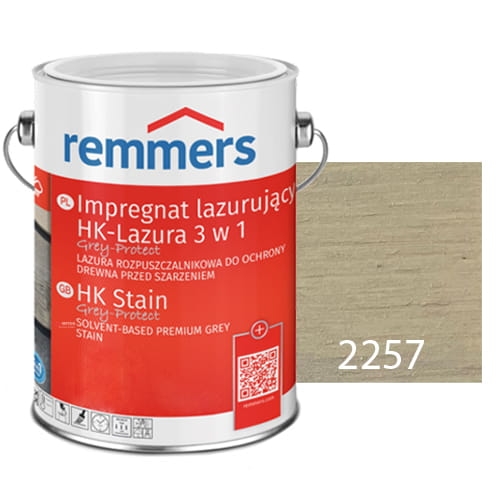 Remmers Impregnat Lazurujący Hk-Lazura  3W1 Grey Protect Srebrnoszary 0.75l