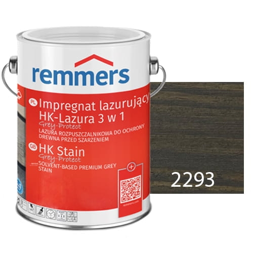 Remmers Impregnat Lazurujący Hk-Lazura  3W1 Grey Protect Antracytowy 0.75l