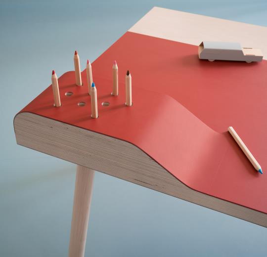 Forbo 4164 Furniture Linoleum salsa 2