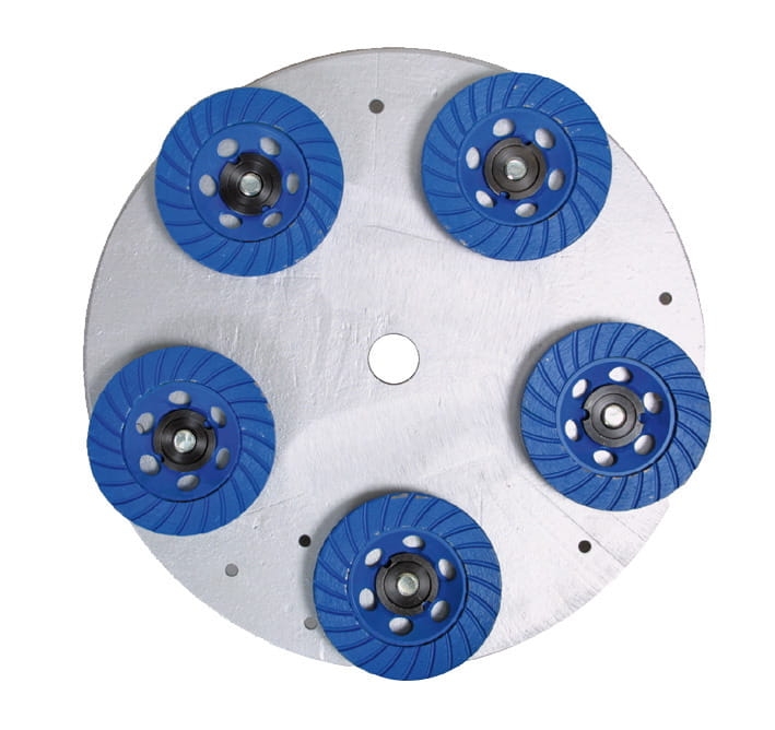 Wolff tarcza szlifierska z diamentowym  układem spiralnym