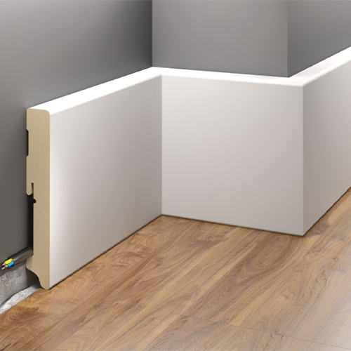 Creativa listwa MDF biała laminowana  LMDF-08