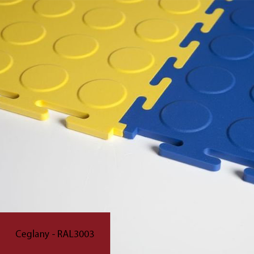 R-TILE Studded Ceglany RAL 3003 5 mm