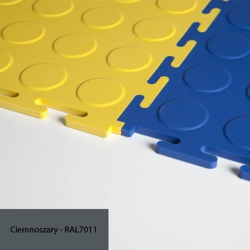 R-TILE Studded Ciemnoszary RAL 7011 5 mm