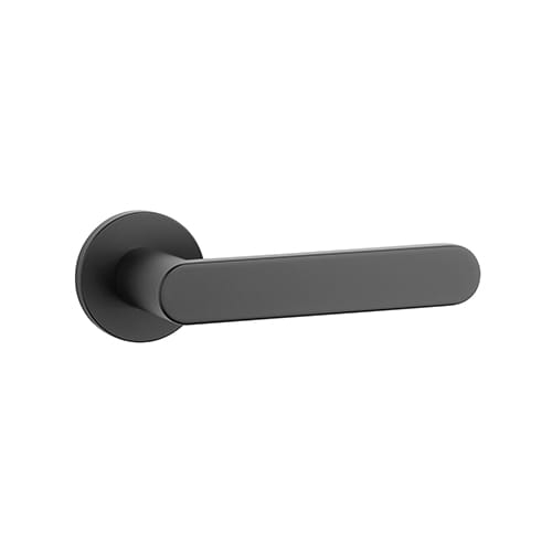 Enger Klamka Aprile ALORA Rozeta R Slim  7 mm BK - czarny matowy