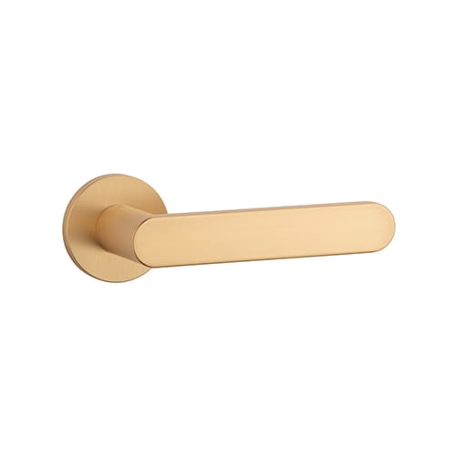 Enger Klamka Aprile ALORA Rozeta R Slim  7 mm KG - złoty matowy