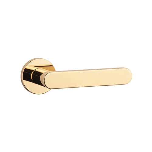 Enger Klamka Aprile ALORA Rozeta R Slim  7 mm LG - złoty polerowany