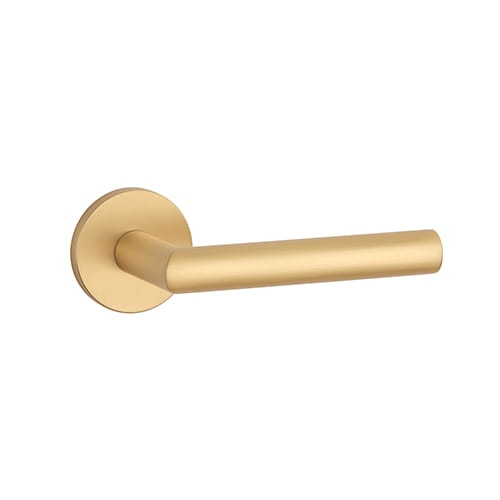 Enger Klamka Aprile ARABIS Rozeta R  Slim 7 mm GOLD SATIN - złoty matowy