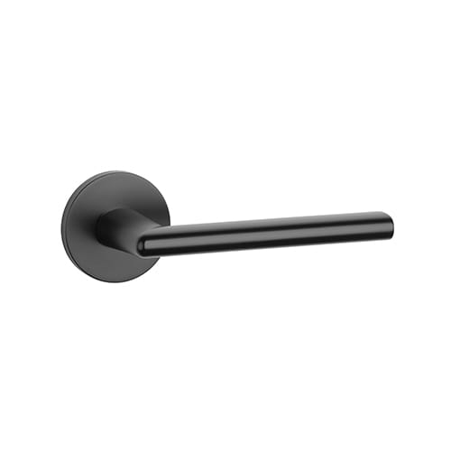 Enger Klamka Aprile KALMIA Rozeta R  Slim 7 mm BLACK - czarny matowy