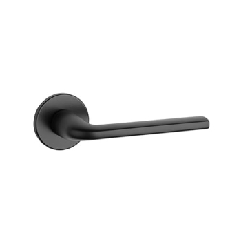 Enger Klamka Aprile OLEANDRO Rozeta R Slim 7 mm BLACK - czarny matowy