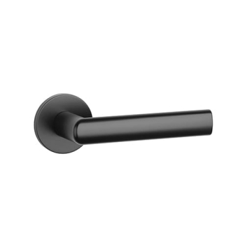 Enger Klamka Aprile SILENA Rozeta R Slim 7 mm BLACK - czarny matowy