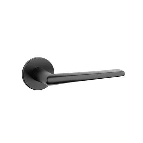 Enger Klamka Stile SALTA Rozeta R Slim  7 mm BLACK - czarny matowy