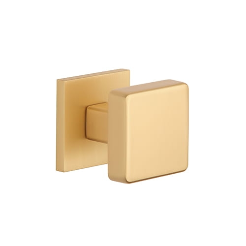 Enger Gałka dwustronna Aprile MORA Q  Slim 7 mm GOLD SATIN - złoty matowy stało / ruchoma