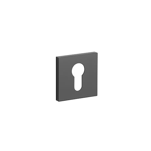 Enger Rozeta Aprile Q Slim 7 mm BLACK -  czarny matowy PZ