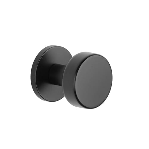Enger Gałka jednostronna Aprile RUTA R  Slim 7 mm BLACK - czarny matowy - stała
