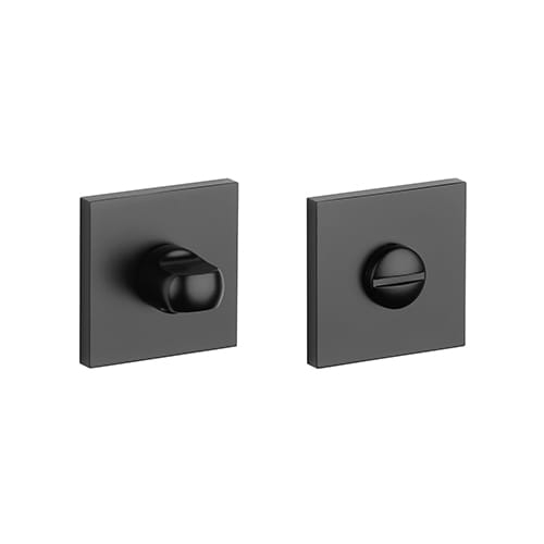 Enger Rozeta Aprile Q Slim 7 mm BLACK -  czarny matowy WC 4x4