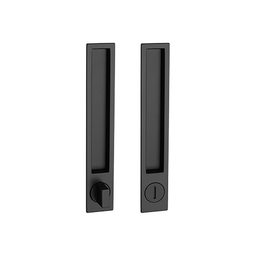 Enger Uchwyt prostokątny do drzwi  przesuwnych MN1096Z 153 - czarny matowy WC Black Mat