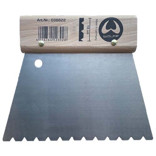 Wolff szpachla do klejów uzębiona B3 25  cm