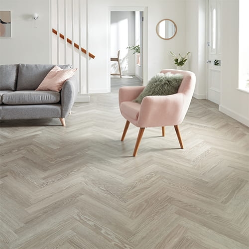 Panele winylowe Designflooring KP138-7  Grey Limed Oak Rubens Gluedown Panel