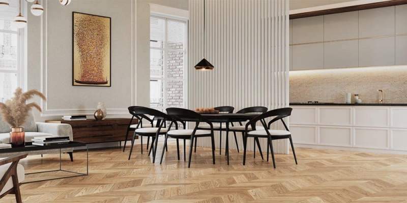 Jawor-Parkiet Chevron Deska Dąb Elegance