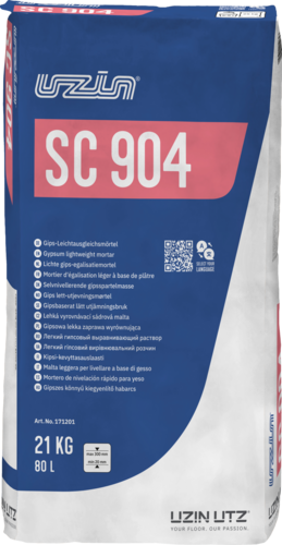 UZIN SC 904 80 l / 21 kg Lekka masa anhydrytowa